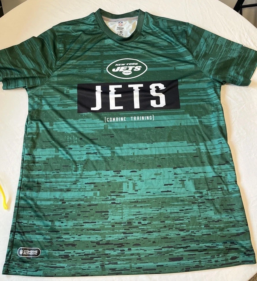 NEW YORK JETS комбинировать обучение мужчин NFL команды одежда носить - XL футбол зеленый - Изображение 1 из 4