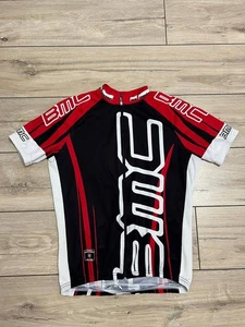 Men's BMC Big Logo Cycling Bike Racing Jersey sz M-L 40in - Picture 1 of 9