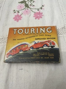 Touring Famous Automobile Card Game Vintage Parker Brothers Car COMPLETE 1947 - Picture 1 of 4