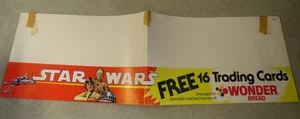 1977 Star Wars Wonder Bread Trading Card Store Display Vintage - Picture 1 of 2