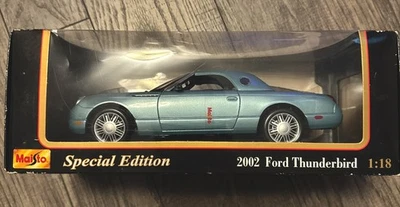 Nuevo En Caja Ford Thunderbird Maisto 2002 Edición Especial 1:18 Diecast Foto 1 de 4