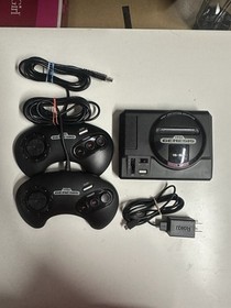 Sega Genesis Mini Classic Console 16 Bit MK-16000 W/ Cords 2 Controllers Tested