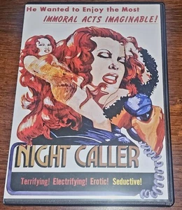 Night Caller 1975 DVD Vinegar Syndrome OOP VERY RARE David Book Monique Starr - Picture 1 of 3