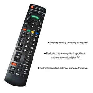T??l??commande Acc??s Direct pour Panasonic pour Smart TV N2QAYB000487 Couleur N - Photo 1/10