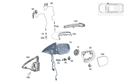 Antena Original Mercedes-Benz 205-905-56-15 Foto 1 de 2