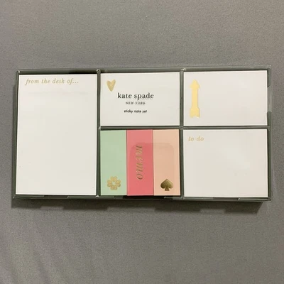 Kate Spade New York Colorblock Sticky Note Set New Sealed - Image 1 of 2