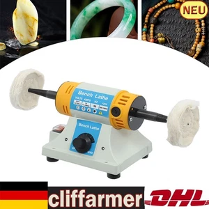 220v Doppelkopf Polierbock Poliermaschine Schleifmaschine Schleifbock Polierset - Bild 1 von 18