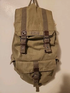ROXY Vintage 2013 Rucksack Büchertasche Girly braun Logo Backpack getragen / gebraucht - Bild 1 von 6