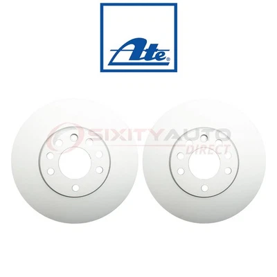 2 pc ATE Front Disc Brake Rotor for 1999-2009 Saab 9-5 - Braking Tire gl - Image 1 of 4