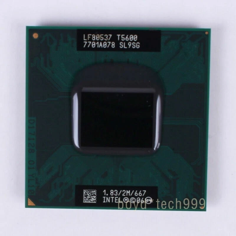 Intel Core 2 Duo T5600 Processor 1.83GHz/667MHz (SL9U3 SL9SG) Socket M/478 CPU - Image 1 of 1