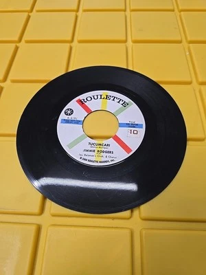 JIMMIE RODGERS 45 TUCUMCARI B/W THE NIGHT YOU BECAME SEVENTEEN ROULETTE 4191 - Image 1 of 2