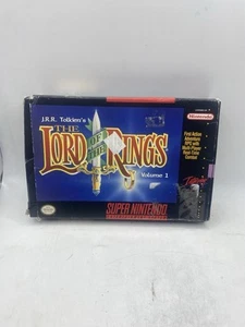 The Lord of the Rings Volume 1 (Super Nintendo SNES) Authentic - Cart Like New - Picture 1 of 7