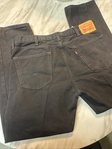 Levi's 505 schwarz Regular Fit gerades Bein Denim Jeans Herren Größe 38 x 32 - Bild 1 von 17
