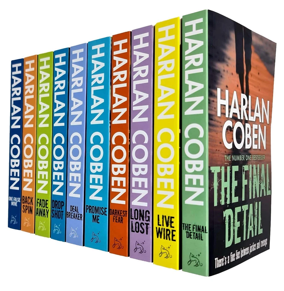Harlan Coben Myron Bolitar Series Collection 1-10 Books Set (deal Breaker Drop