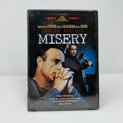 Misery (DVD, 2000) James Caan - Kathy Bates - Stephen King - Rob Reiner - Sealed Foto 1 de 4
