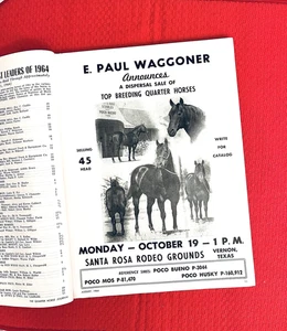 1964 QUARTER HORSE JOURNAL Magazine, POCO BUENO (Multi Pics) - BUENO LAD - VANDY - Picture 1 of 24