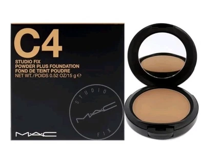 MAC Studio Fix Powder Plus Foundation C4 Full Size NEW AUTHENTIC 0.52 oz 15g - Image 1 of 4