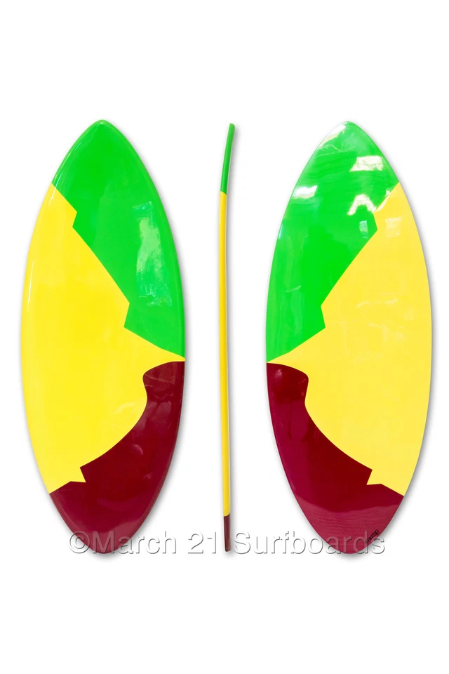 52" Epoxy EPS Skimboard Medium Pin Tail GYB Skim Surf - Image 1 of 1