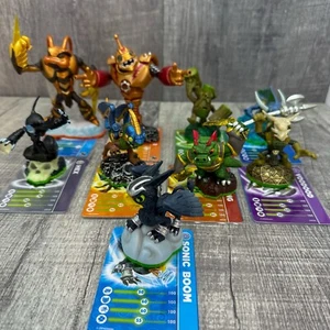Skylanders Spyros Adventure Mixed Lot of 9 Game Figures With Characters Card - Picture 1 of 10