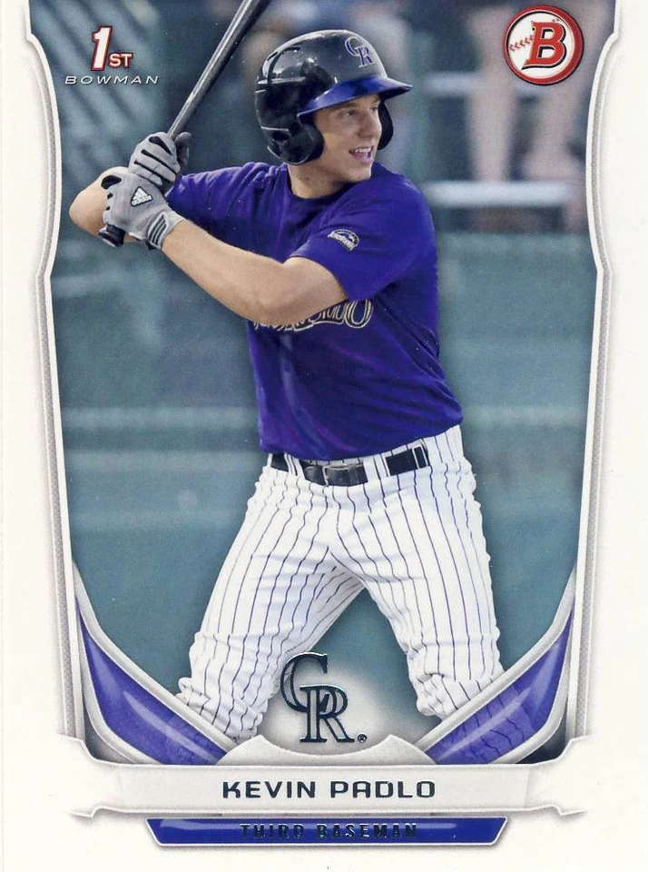(50) 2014 Bowman Draft Picks KEVIN PADLO Rookie Card LOT #DP123 Rockies - Image 1 of 1