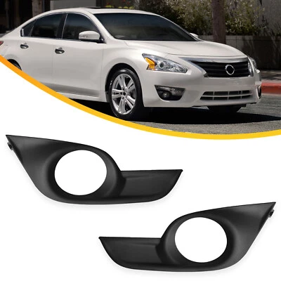 Parachoques delantero izquierdo y derecho Nissan Altima 2013-2015 luz antiniebla bisel cubierta Foto 1 de 4