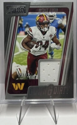 Antonio Gibson 2022 Playbook Down and Dirty Game Worn Relic CARD #D143/149 NICE! - Image 1 of 3