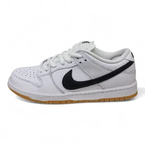 Nike SB - Dunk Low Pro GR Shoes - White / Black Trainers (CD2563 101) - Picture 1 of 8