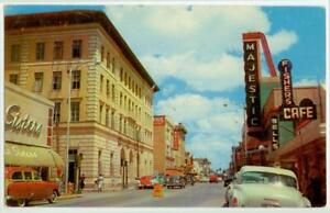 1950s Brownsville Texas Downtown Elizabeth Street Majestic theatre Fishers Cafe