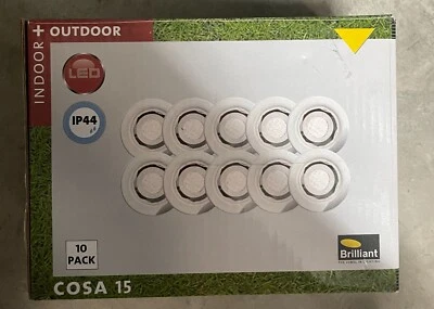 kit 10 mini faretti da interno/esterno(foro diametro da 15 a 45mm) 0,2 watt - Immagine 1 di 4