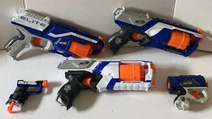 Lot of 5 Nerf Guns Elite Strongarm Disruptor - Tested & Working - Picture 1 of 7