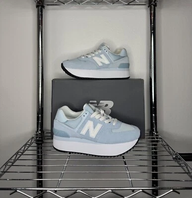 Женские - новый баланс 574 + 'светло хром синий' WL574ZSW - Изображение 1 из 4