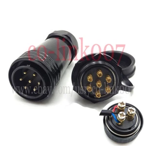 SA28 WEIPU 7Pin 25A Electrical Cable Wire Connector ,IP67 Waterproof Connector - Picture 1 of 8