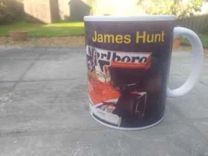 Taza tributo James Hunt Fórmula Uno Leyenda 11oz nueva regalo de cumpleaños Navidad - Imagen 1 de 6