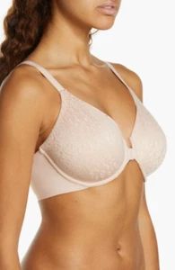 Chantelle 40DD USA Norah Front Close Comfort Underwire Bra NWOT 13F6 Nude Blush - Picture 1 of 8