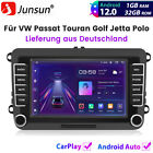 Android 12 car radio DAB + carplay GPS Navi SAT BT for VW GOLF 5 6 Touran Polo 6R