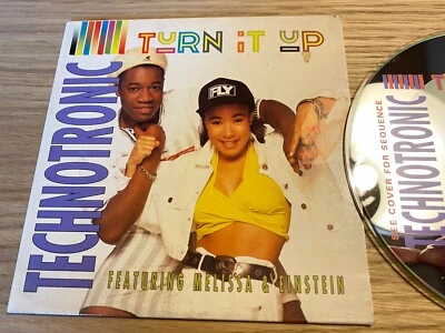 TECHNOTRONIC "TURN IT UP" 4 TRACK CD SINGLE 1990 ARS/CLIP RECORDS MINI LP COVER* - Image 1 of 4