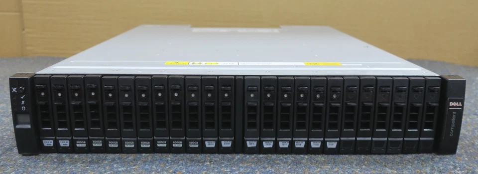 Dell Xyratex Compellent EB-2425 24-Bay SAS Enclosure 16x 600GB 2x Controllers - Image 1 of 1