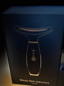 Neck Face Lifting Massager Skin Tighten Device LED and Anti Wrinkle Double NEW - Picture 1 of 3