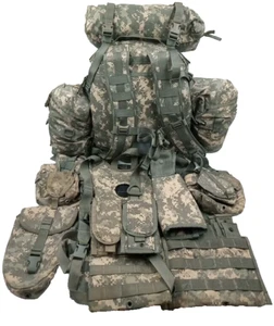 Assault Pack US 3 Day 2 Sustainment Pouches Vest  15 Piece Kit Military ACU - Picture 1 of 19