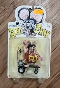 Rat Fink Rat-A-Tude Pose em Figure w/Skateboard 2000 Sideshow Toys Ed Roth  - Bild 1 von 12