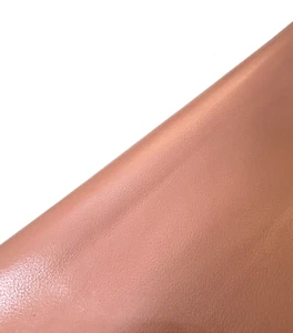 16 sq. ft. Peach Vogue Embossed Leather Hide Workshop Crafting 2.5oz - Picture 1 of 3