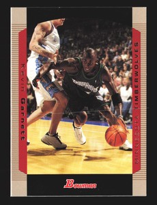 2004 Bowman Basketball NBA #21 Kevin Garnett Gold