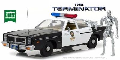 GREENLIGHT - DODGE Polizia Metropolitana di Monaco 1977 Il Terminator con per... - Immagine 1 di 4