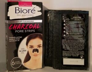 Biore Deep Cleansing Charcoal Pore Strips, total of 30 Strips!
