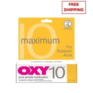 OXY 10 (25g) For Stubborn Acne Pimple Medication and Treatment | FREE SHIPPING - Picture 1 of 4