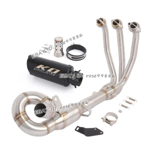 For CF-MOTO 675SR 675SS 2024-2025 Slip Exhaust Connect Front Link Pipe Silencers - Picture 1 of 8