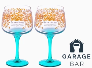 Set Of 2 Silent Pool Copa Gin Glasses Brand New - Foto 1 di 2