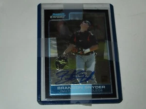 2006 bowman chrome brandon snyder auto autograph rookie rc - Picture 1 of 2