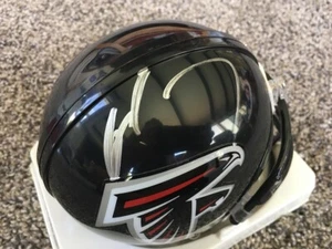 *MICHAEL VICK*SIGNED*AUTOGRAPHED*MINI*HELMET*ATLANTA*FALCONS*COA*NFL*FOOTBALL* - Picture 1 of 8