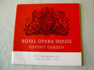 Programme: ROH Covent Garden 1966 WAGNER Gotterdammerung Solti - Bild 1 von 3